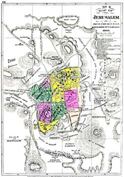 ancient Jerusalem maps