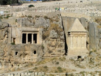 Tomb of Zechariah on the Mt of Olives