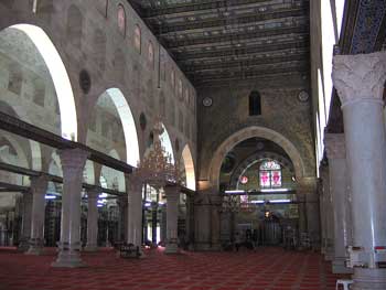 Al Aqsa Mosque Interior Jerusalem