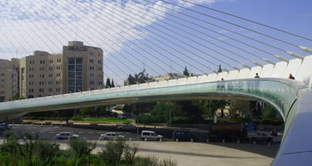 Calatrava Bridge of Strings Jerusalem