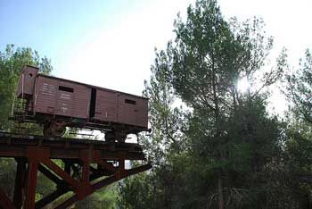 Train car at Yad Vashem