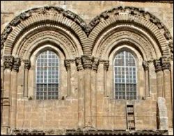 ladder to Holy Sepulchre windows