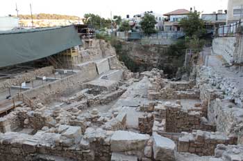 Givati excavations at the City of David in Jerusale