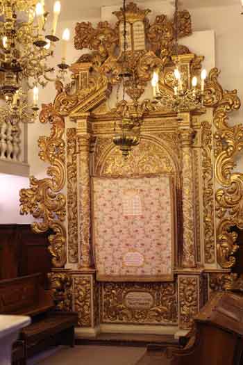 Torah Ark from the Conegliano Veneto synagogue of Italian Jews in Jerusalem