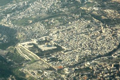 Jerusalem from the sky