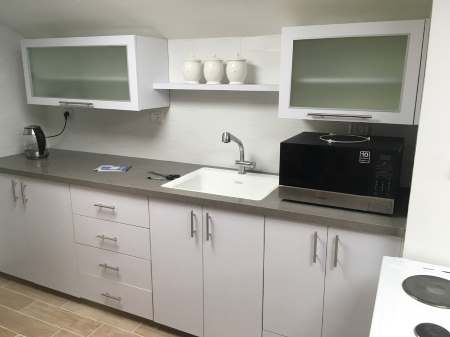 Kitchen in Jerusalem vacation rental.