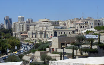 Mamilla Mall in downtown Jerusalem