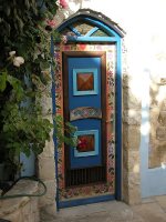Door in Tzfat or Safed 