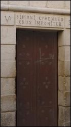 Station of the Cross V on the Via Dolorosa