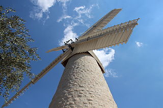 Montefiore windmill in Jerusalem