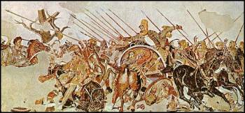 Alexander the Great in battle Alexander the Great in battle