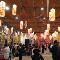 world's largest sukkah in Jerusalem