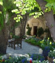 Entrance to the American Colony hotel in Jerusalem