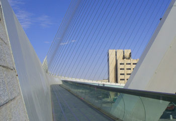 calatrava bridge of strings in Jerusalem