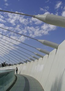 Calatrava Bridge of Strings Jerusalem