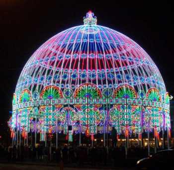 Display at the Jerusalem Light Festival