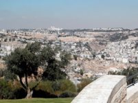 View of Jerusalem from Haas promenade