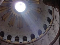 skylight in Holy Sepulchre