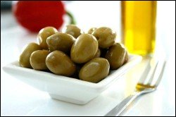 Israeli food - marinated olive