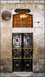 Station of the Cross VII on the Via Dolorosa